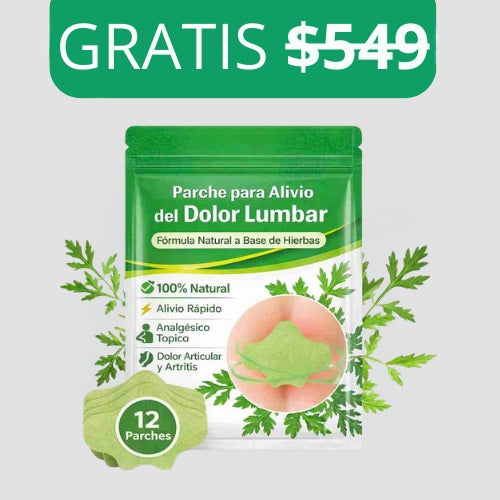 + 12 Parches de Alivio Lumbar