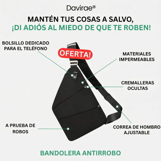 Bandolera Antirrobo Davirae® Davirae.com